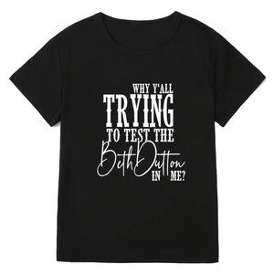 YELLOWSTONE Beth Dutton Women's T-Shirt Black -  NEW